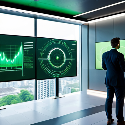 Home 21 환경경영 전문가의 업무 내용 - **Prompt:** A dynamic, mid-shot of a confident environmental management expert, dressed in smart bus...