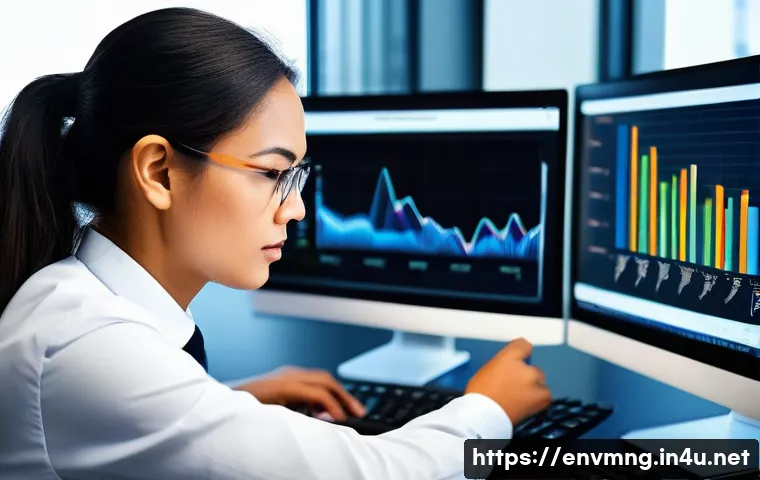 환경경영 직무에 필요한 스킬 - **Prompt 1: Environmental Data Analysis & Insight**
A focused, professional environmental manage...